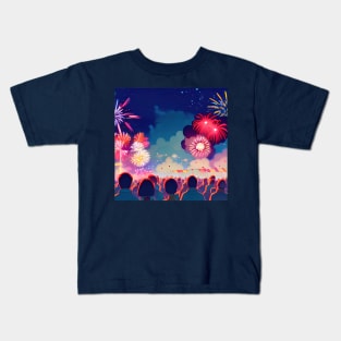 Fireworks Kids T-Shirt